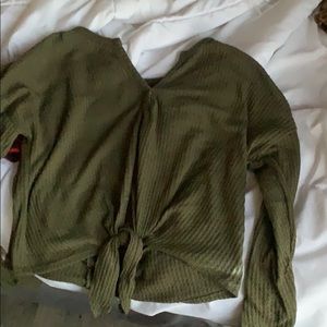 New green sweater